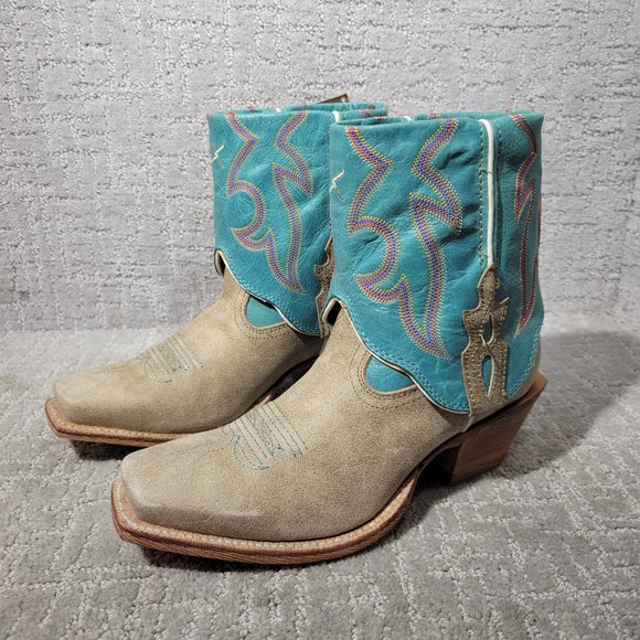 Agodor Women's Slouchy Western Boots – Fold Over Ankle Suede Booties With Fringe, Flat Heel, Lace Up Retro Style